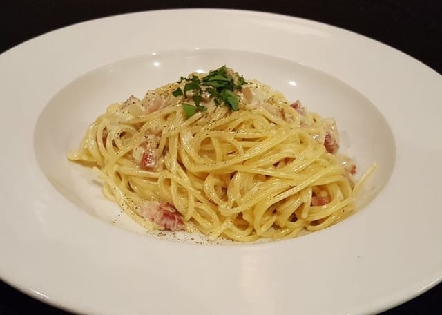 Spaghetti Carbonara.